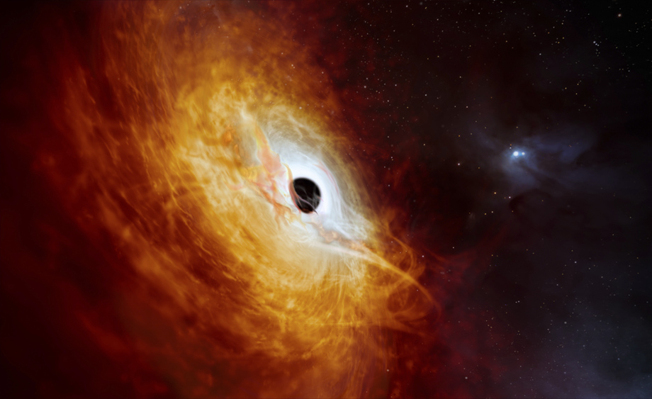 天文学家发现成长最快黑洞 每天饭量是一个太阳